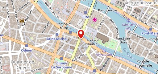 La Crème De Paris Notre-dame sur la carte