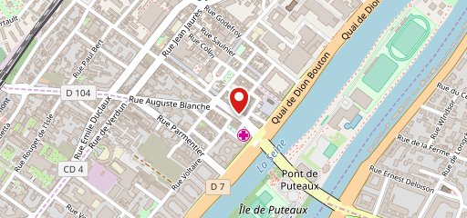 Le Palace sur la carte