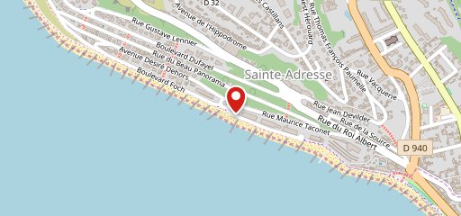 Le Panorama Sainte-Adresse sur la carte