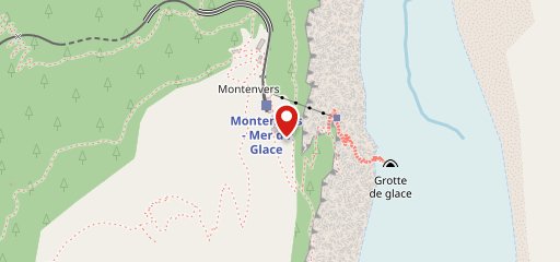 Refuge du Montenvers sur la carte