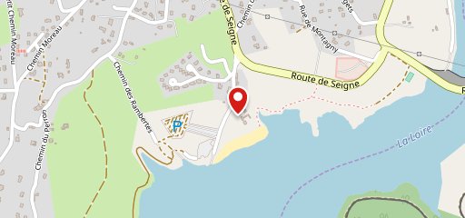 Le parc de la plage/Pizza Nicouette sur la carte