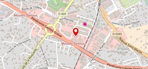 Le Partage Mougins sur la carte