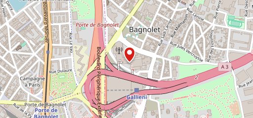 Le Parvis de Bagnolet sur la carte