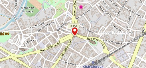 Café Brasserie Le Parisien Châteauroux sur la carte