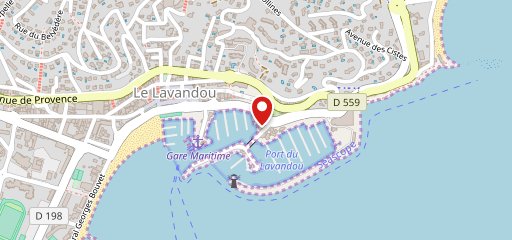 Le Pêcheur sur la carte