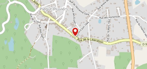 Restaurant Le Périgord Vert sur la carte