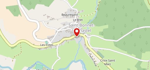 Le Petit Chastel sur la carte