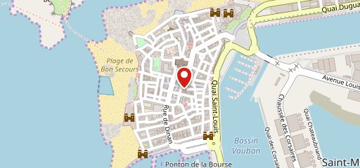 Le petit malouin sur la carte