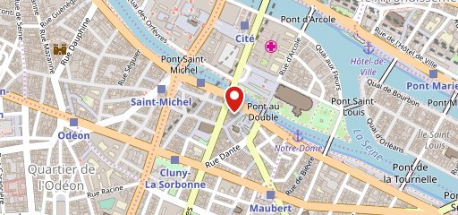 Café Le Petit Pont sur la carte