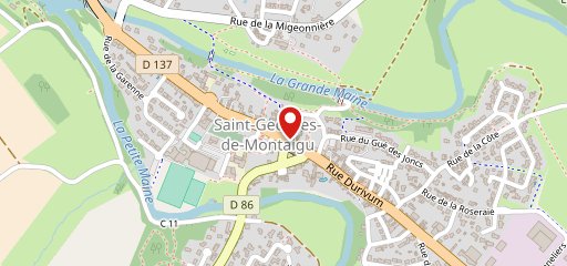 Le Petit St Georges sur la carte