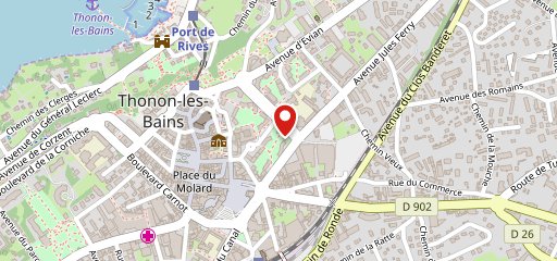 Bar Le Platinium sur la carte