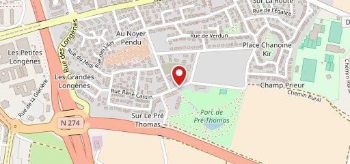 Le Pré Thomas sur la carte