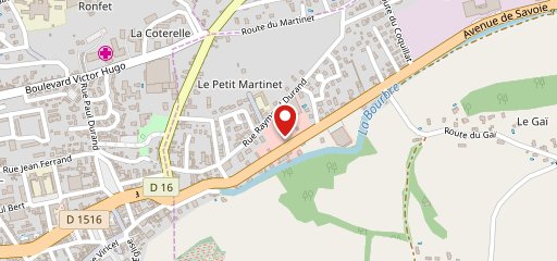 Le P'tit Martinet sur la carte