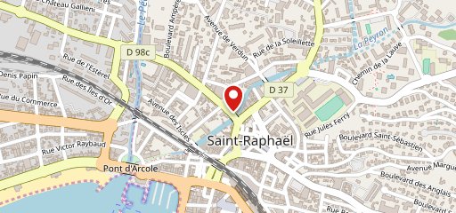 Le P'tit St Raph sur la carte