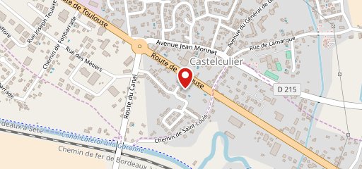 Le Quinze Castelculier sur la carte