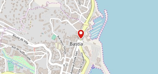 Restaurant Le Quotidien Bastia sur la carte