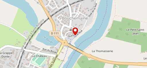 le ragondingue Bouchemaine sur la carte