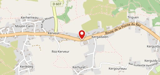 Crêperie Le Raz de Sein Plogoff Kerveur sur la carte