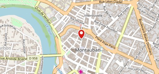 Le Refuge Montauban sur la carte