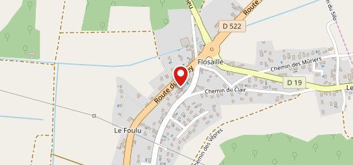 Le Relais de Flosailles sur la carte