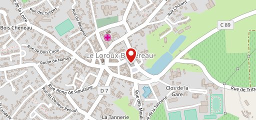 Le Réservoir sur la carte