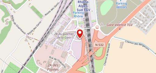 Resto du Parc sur la carte