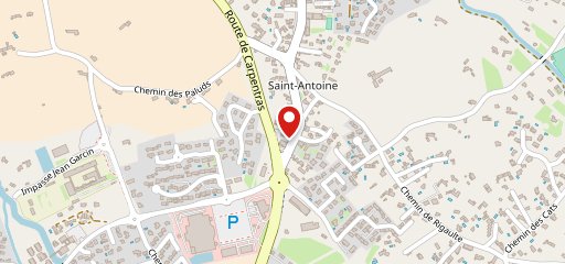 Le Saint Antoine sur la carte