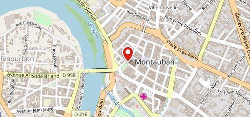 Le Saint Jacques Montauban sur la carte