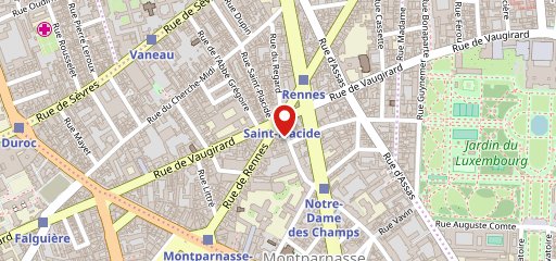 Café Saint-Placide sur la carte