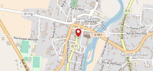 Le Saint Savin sur la carte