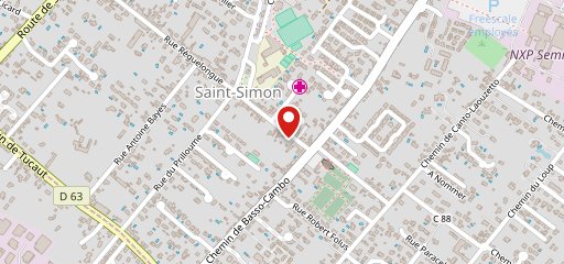 Le Saint-Simon sur la carte