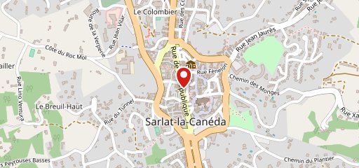 Le Saphir Sarlat la Canéda sur la carte