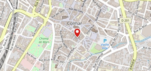 Le Schongauer Bistrot Colmar sur la carte