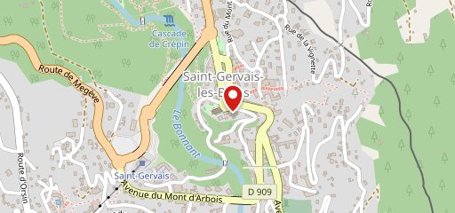 Le Serac sur la carte