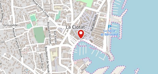 Burger shop La Ciotat sur la carte