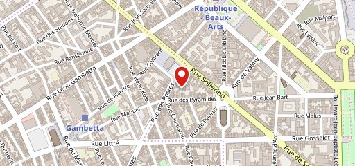 le studio bar Lille sur la carte