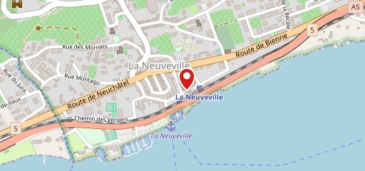 Le Sud La Neuveville sur la carte