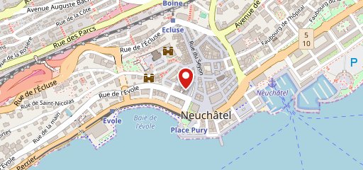 Le Sud Neuchâtel sur la carte