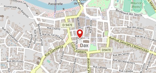 Le Tiap en Ville Dax sur la carte