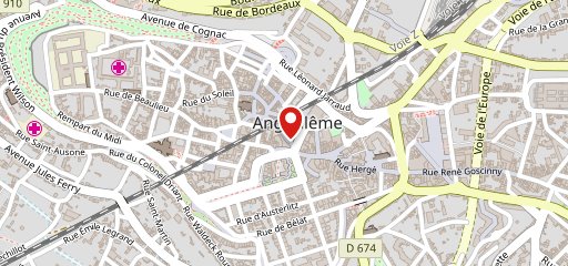 Le Tire Bouchon Angoulême sur la carte