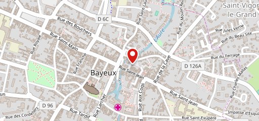 Crêperie Le Triskell Bayeux sur la carte