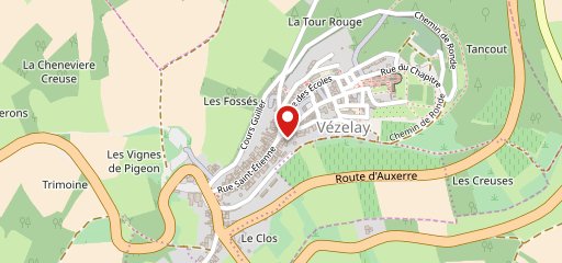 Le Vézelien sur la carte