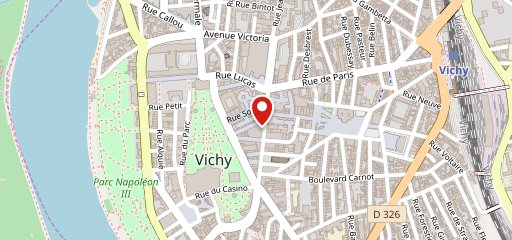 Le Vichy sur la carte