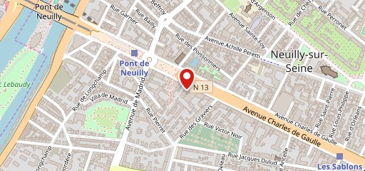 Le Village a' Neuilly sur la carte