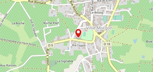 Logis Hotel Noemys Morgon sur la carte