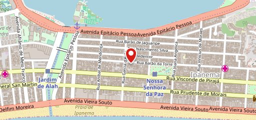 Le Vin Bistrô Rio no mapa