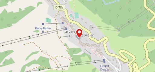 Le wagon bar sur la carte