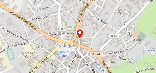 Le19 Valognes sur la carte