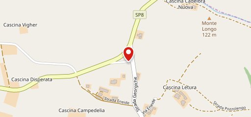 leBande container con cucina sulla mappa