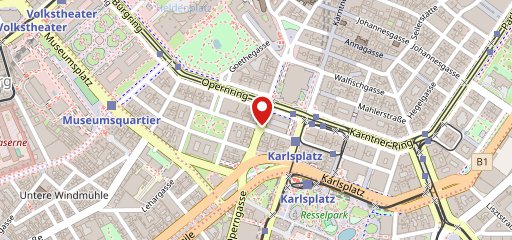 Leberkas-Pepi Wien Operngasse sur la carte